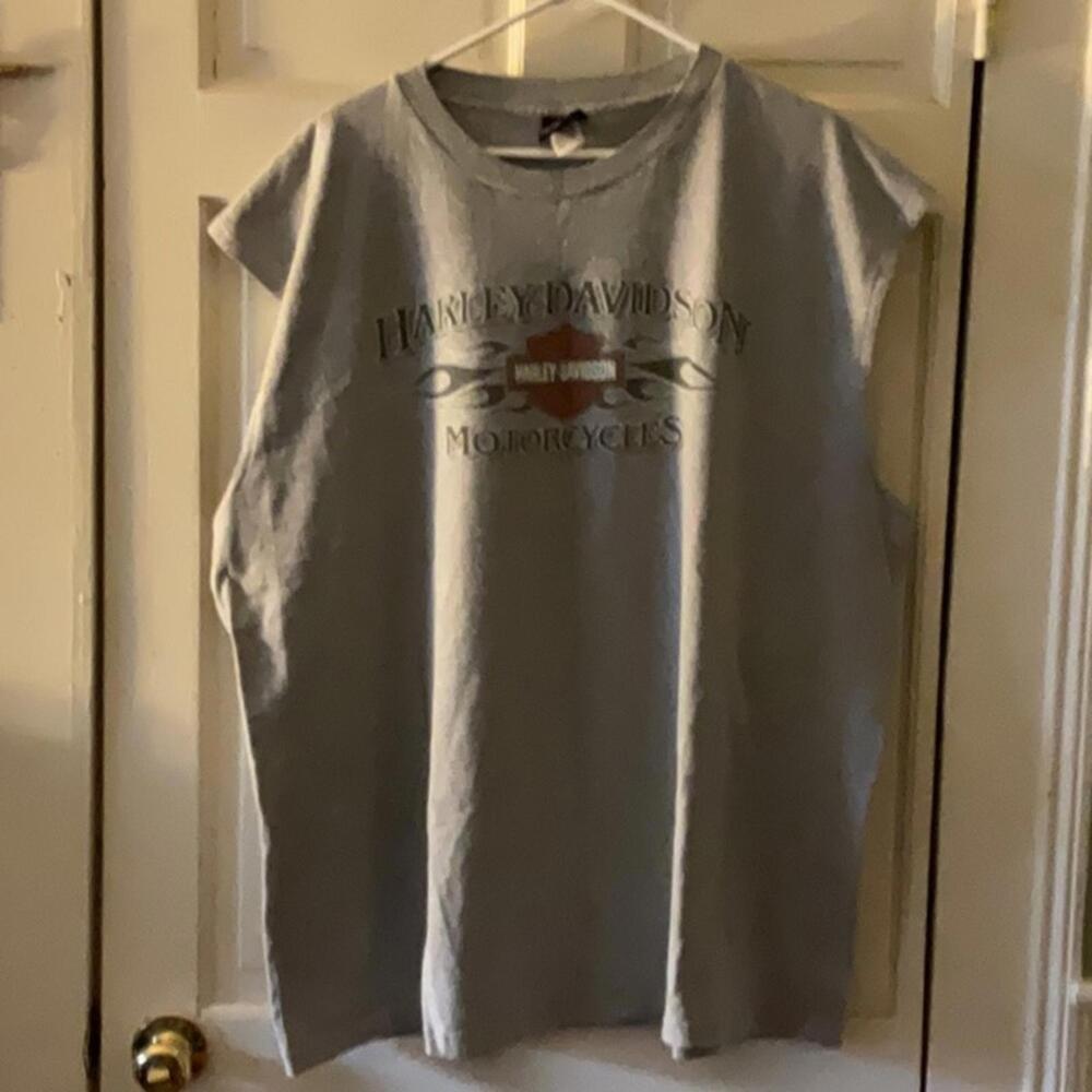 Harley Davidson grey tank top, size 3X